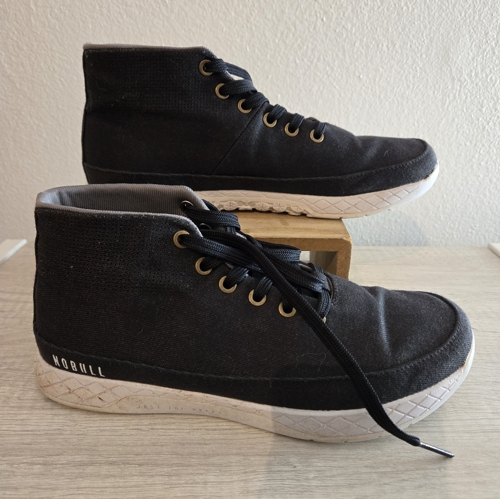 Nobull High Top Athletic Shoes Black Cross Training Workout Comfort Womens 8.5